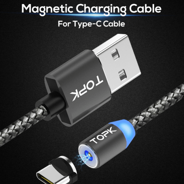Magnetic Charging USB Cable | Type c micro USB and apple Cable - Image 4