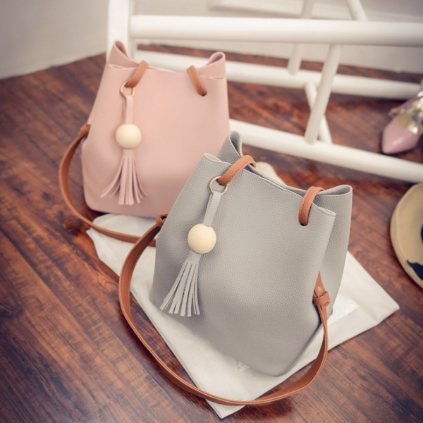 New Design Ladies Shoulder Bucket Bag