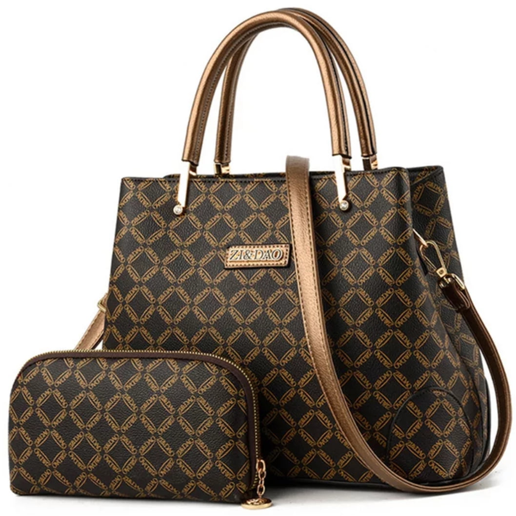 New Design High Quality Ladies Printed Handbag set