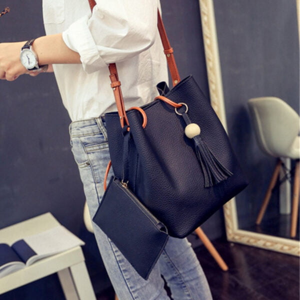 New Design Ladies Shoulder Bucket Bag - Image 4
