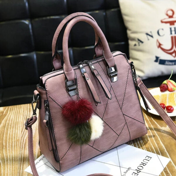 High Quality PU Leather Ladies Fashion Handbag