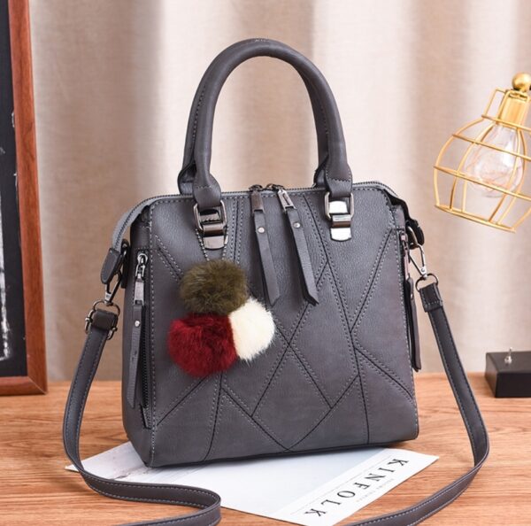 High Quality PU Leather Ladies Fashion Handbag - Image 2