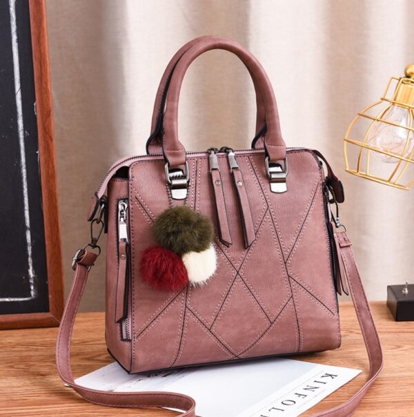 High Quality PU Leather Ladies Fashion Handbag - Image 3
