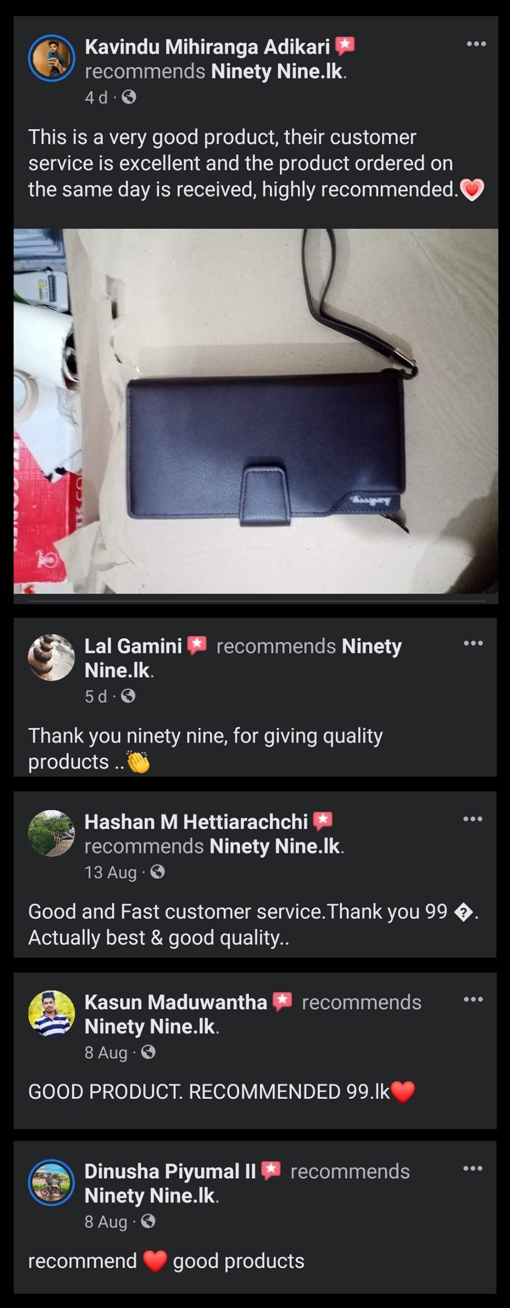 customer reviews ninetynine.lk