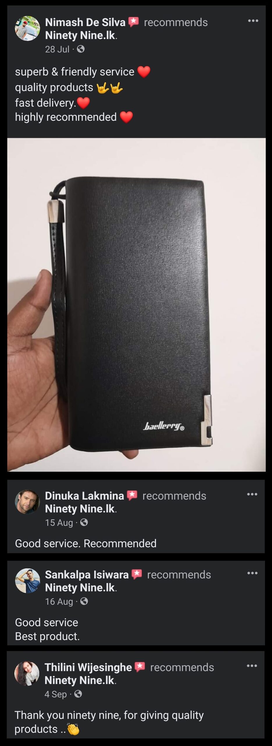 customer reviews ninetynine.lk