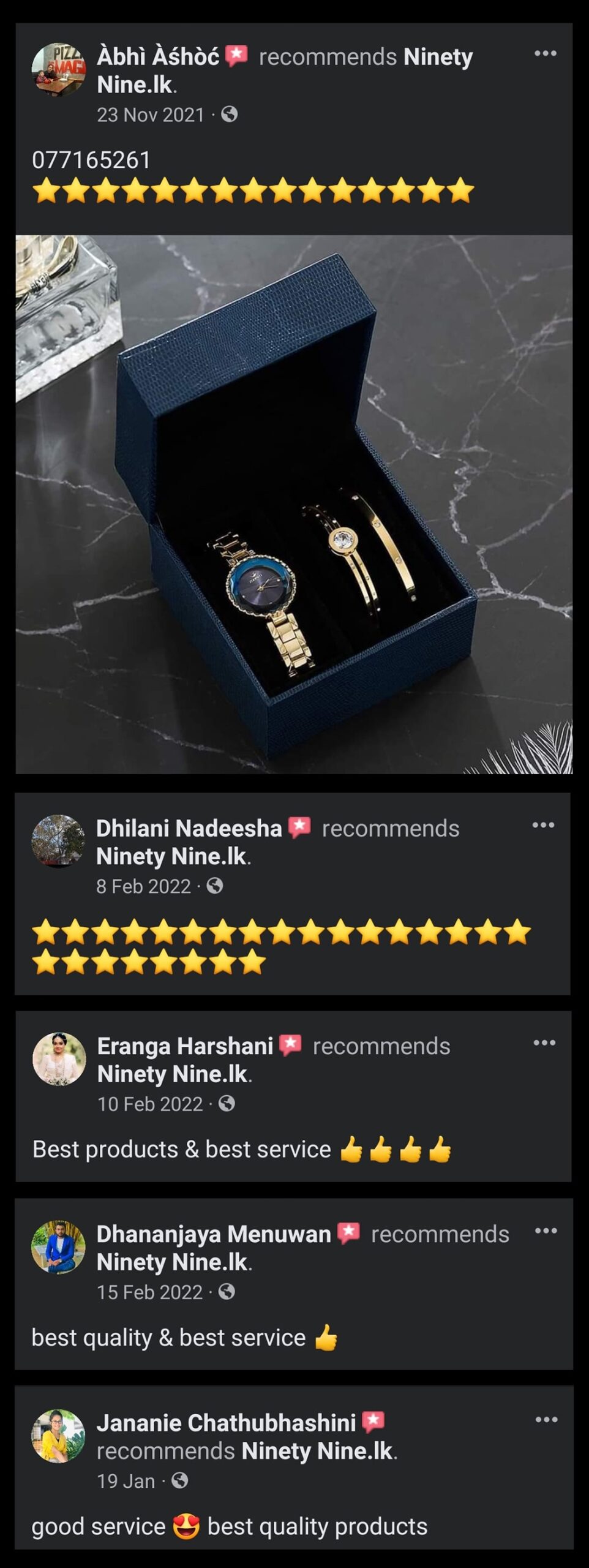 customer reviews ninetynine.lk