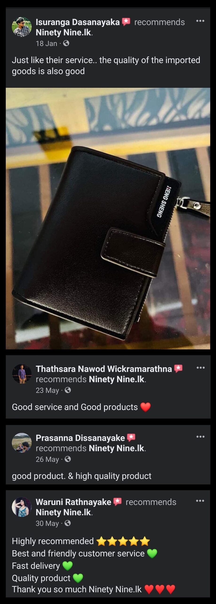 customer reviews ninetynine.lk
