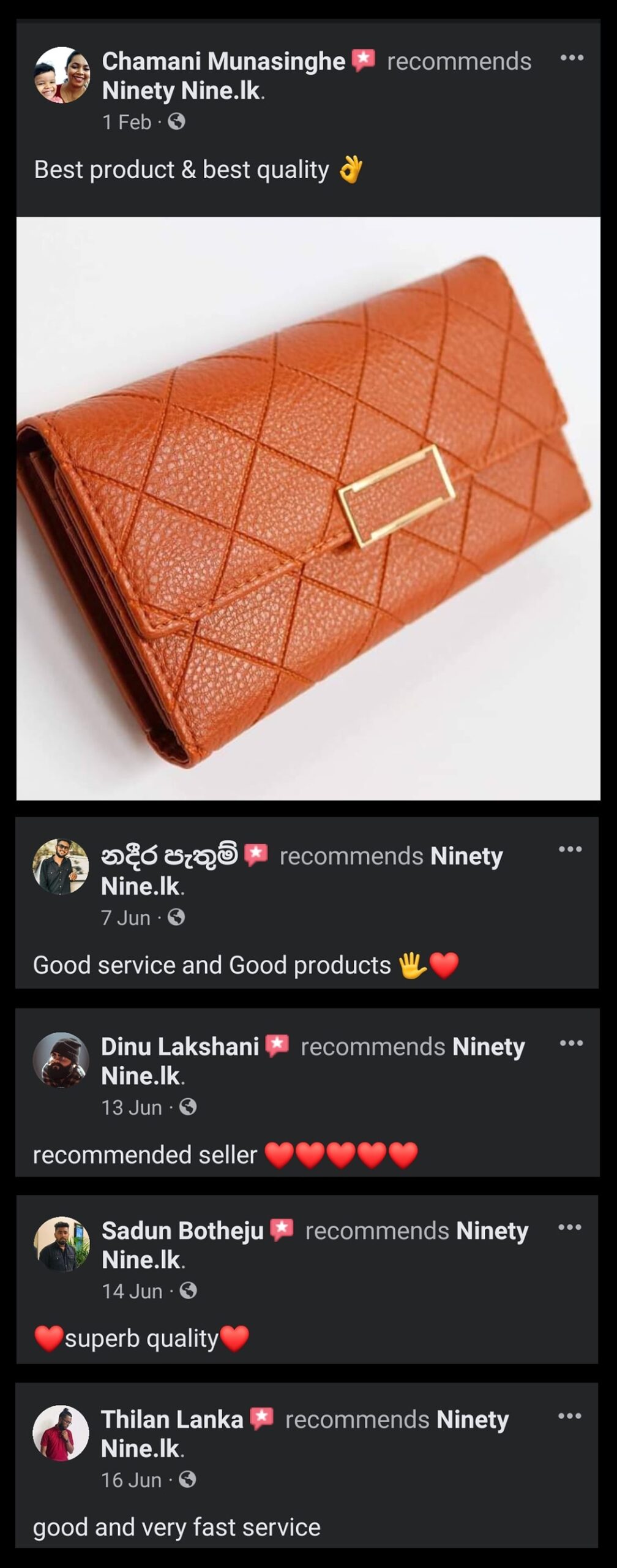 customer reviews ninetynine.lk